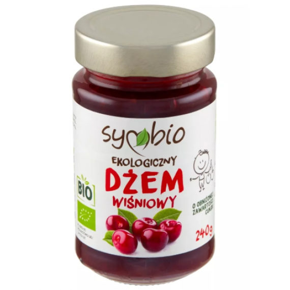 Органічний вишневий джем, 240г Symbio