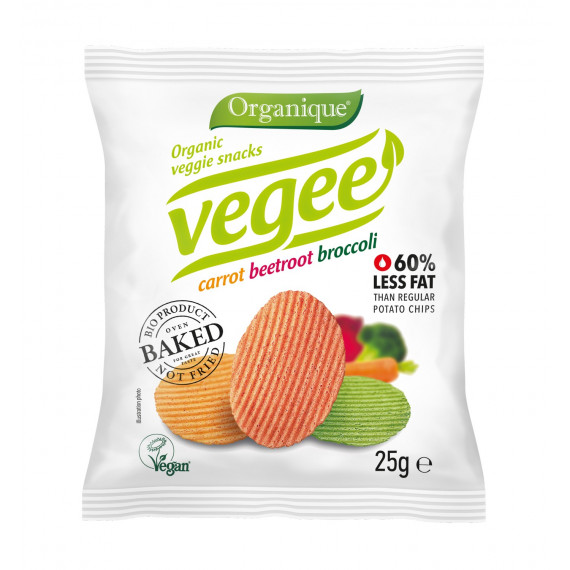Чіпси картопляні з овочами Vegee Organique, 25г McLLOYD'S