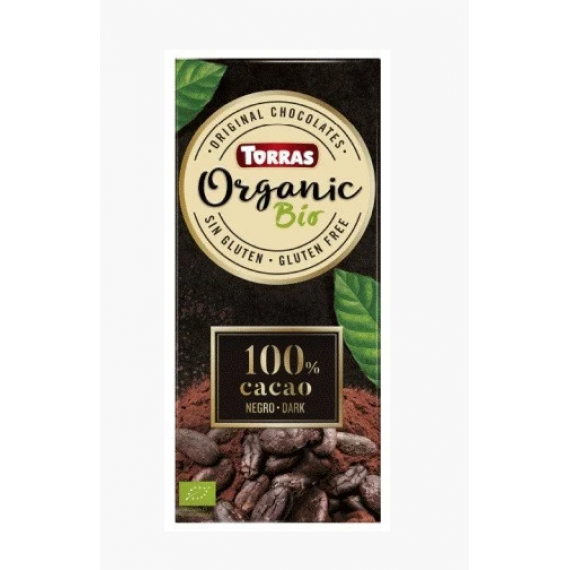 Шоколад Organic 100%, 100г Torras