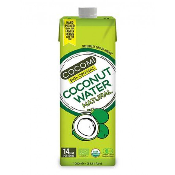 Кокосова вода органічна, 1л Cocomi