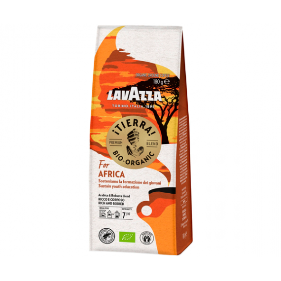Кава Tierra for Africa мелена органічна, 180г Lavazza