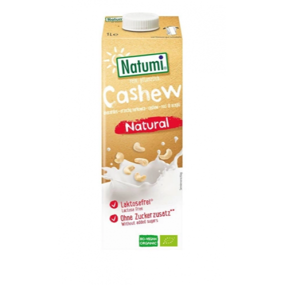 Органічне кешью молоко без цукру, 1л NATUMI