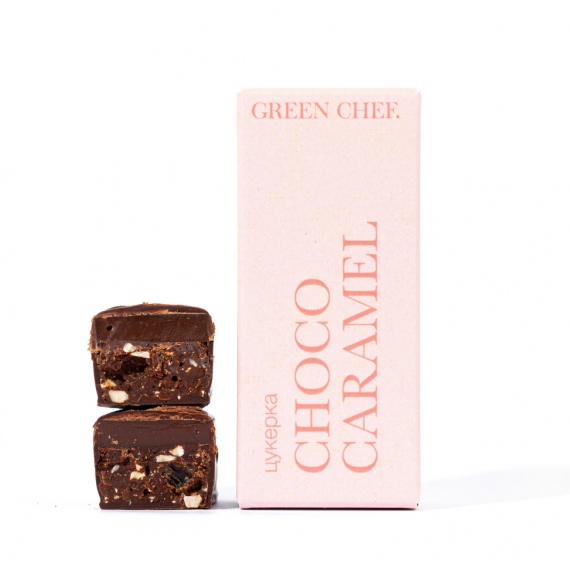 Цукерка CHOCO CARAMEL,30 г Green Chef