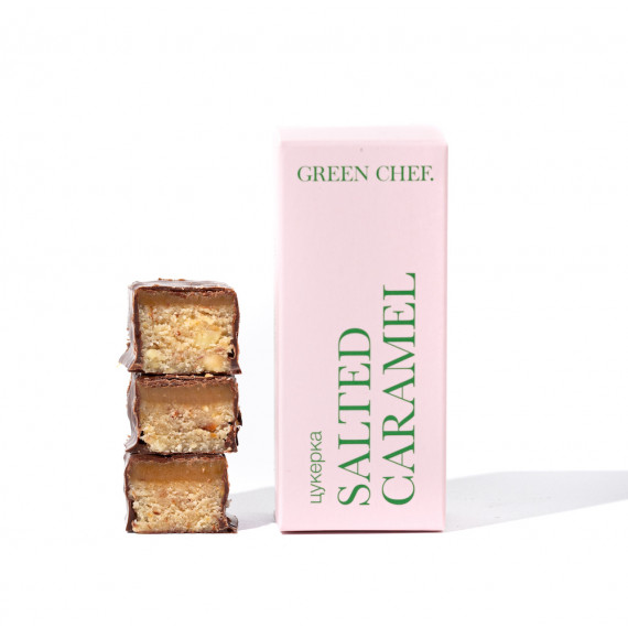 Цукерка SALTED CARAMEL, 30 г Green Chef