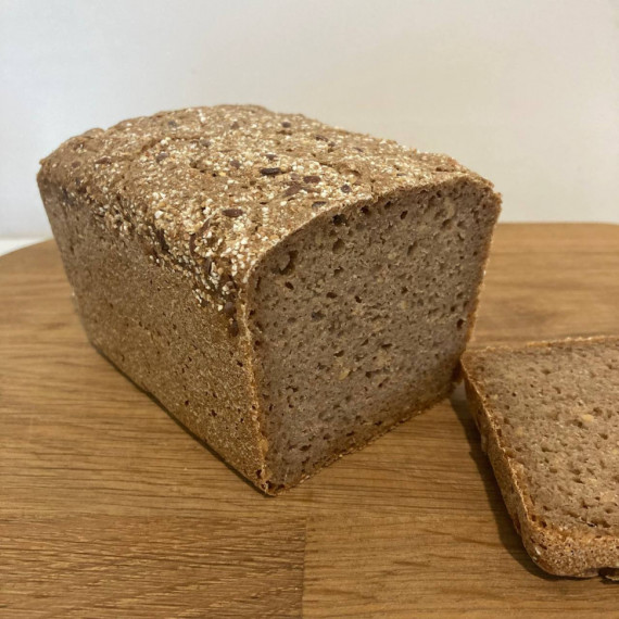 Хліб житній з льоном, 390г Корка Хліба