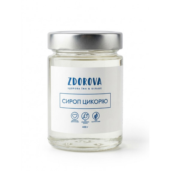 Сироп цикорію, 430г ZDOROVA