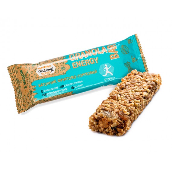 Батончик гранола фруктово-горіховий, 40 г Oats & Honey