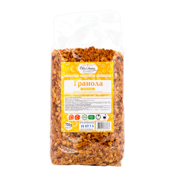 Гранола класична, 750г Oats & Honey